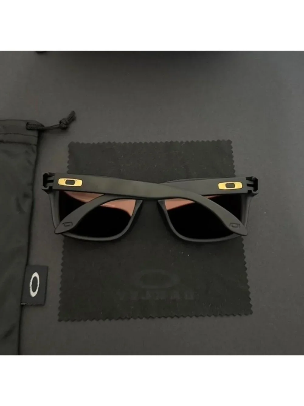 OO9102 Oakley Holbrook 24k Gold Prizm Polarized Sunglasses - Picture 4 of 8